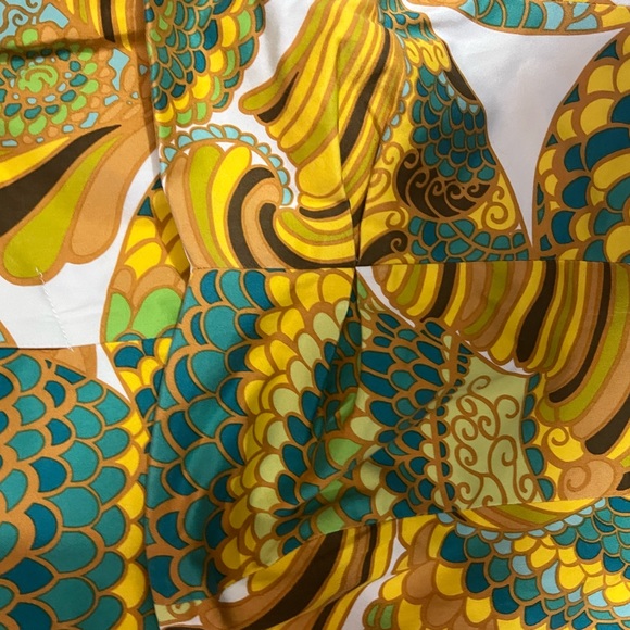 🔥TRINA TURK worn once GEO MOD COTTON DRESS SLEEVELESS BOHO SIZE 8 RETAIL $150 - Picture 9 of 13